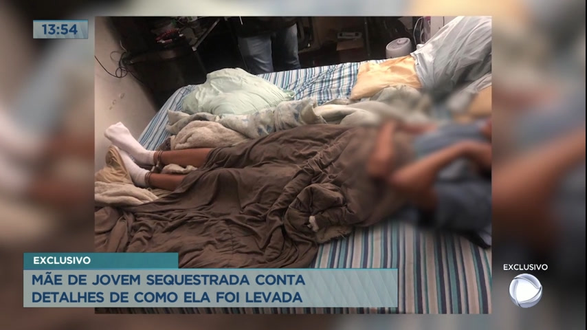 Vídeo: Mãe de menina de 12 anos sequestrada por empregado público conta detalhes do crime