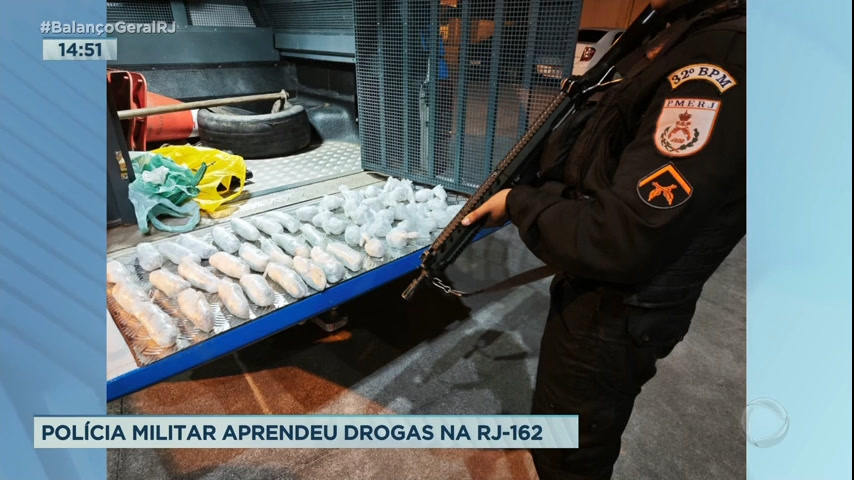 Vídeo: Polícia Civil apreende carros que transportavam drogas na região dos lagos no Rio