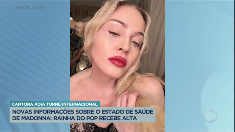 Vídeo: Madonna recebe alta após infecção bacteriana