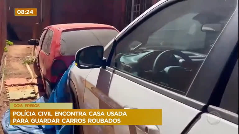 Vídeo: Dois homens são presos em flagrante por esconder carros roubados em Ceilândia (DF)