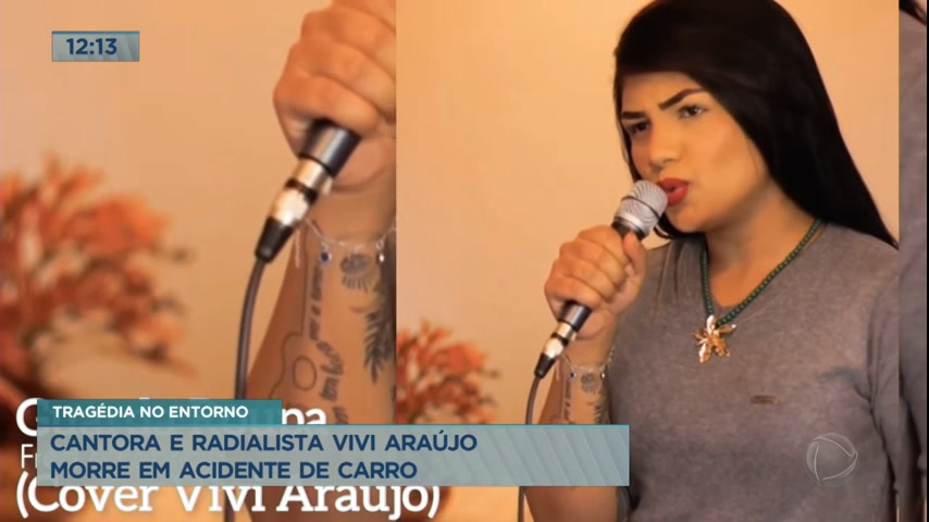 Vídeo: Cantora e radialista Vivi Araújo morre em acidente de carro no Entorno do DF