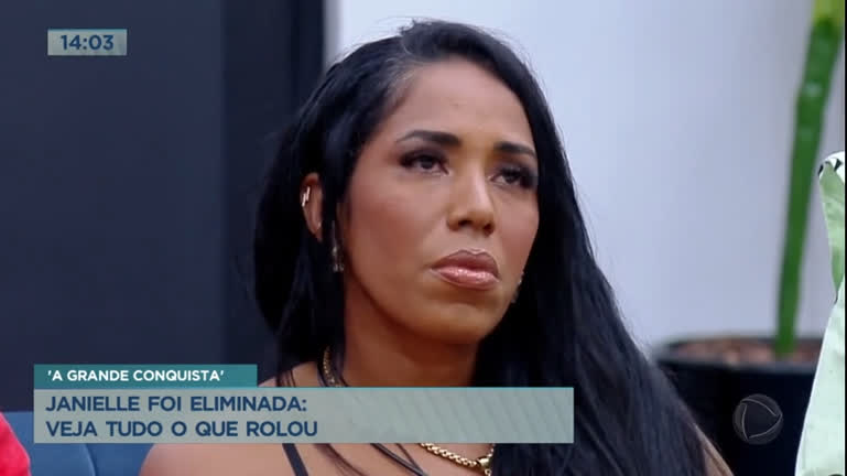 Vídeo: A Grande Conquista: Janielle é eliminada do reality show