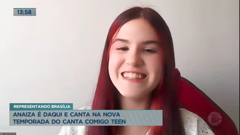 Vídeo: Brasiliense se apresenta na nova temporada do Canta Comigo Teen