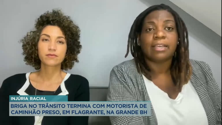 Vídeo: Briga no trânsito termina com homem preso por injúria racial na Grande BH
