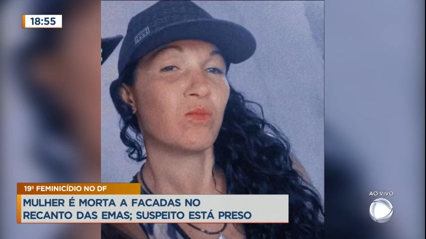 Vídeo: Mulher é morta a facadas por companheiro no Recanto das Emas