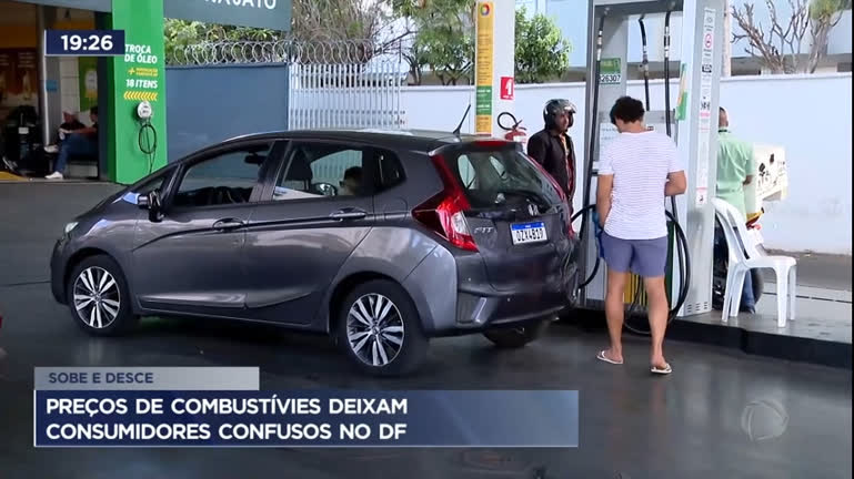 Vídeo: Preços dos combustíveis deixam consumidores confusos no DF