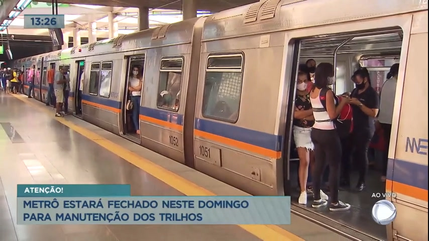 Vídeo: Metrô ficará fechado neste domingo no Distrito Federal para manutenção