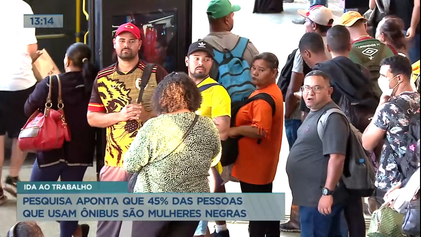 Vídeo: Mulheres negras são maioria no transporte público do DF, aponta pesquisa