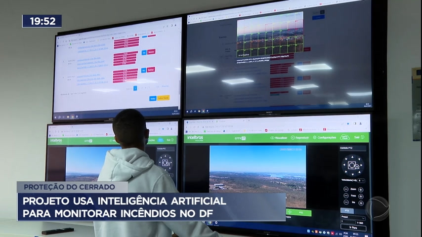 Vídeo: Projeto usa inteligência artificial para monitorar incêndios no DF