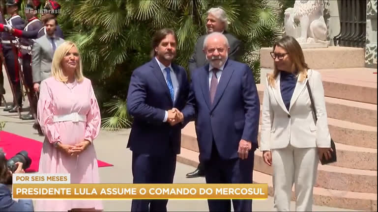 Vídeo: Lula assume comando do Mercosul focado em concluir negociações com União Europeia