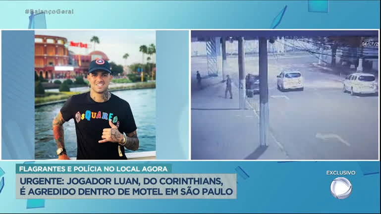 Vídeo: Torcedores invadem motel e agridem Luan, do Corinthians