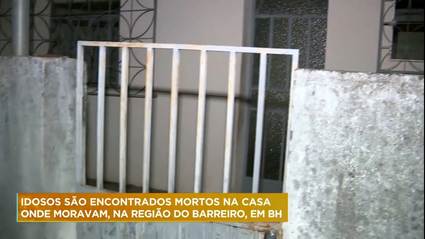 Vídeo: Casal de idosos é encontrado morto na casa onde morava na região do Barreiro, em BH