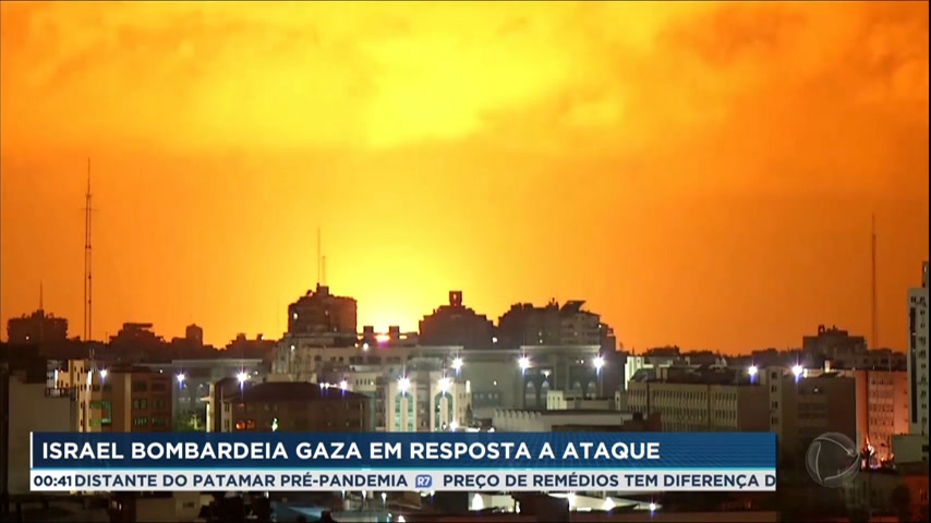 Vídeo: Exército de Israel diz ter interceptado cinco foguetes disparados da Faixa de Gaza