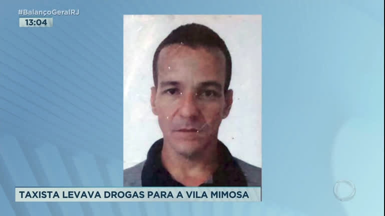 Vídeo: Polícia Civil prende taxista por suspeita de levar drogas para a Vila Mimosa, no Rio