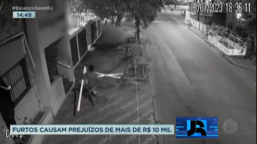 Vídeo: Restaurante é furtado pela quarta vez em dois meses na zona norte do Rio de Janeiro