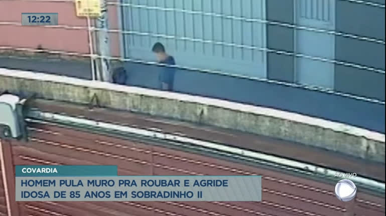 Vídeo: Idosa de 85 anos é assaltada e agredida dentro da própria casa, em Sobradinho (DF)