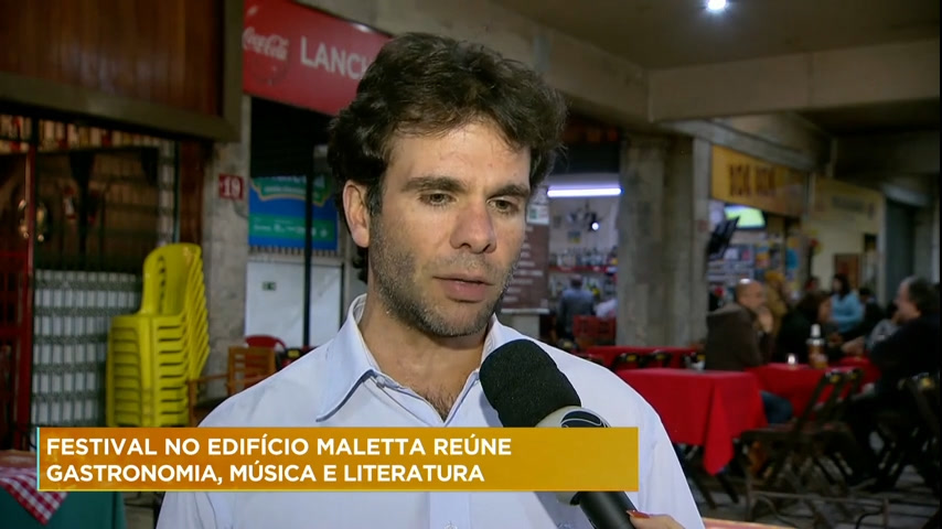Vídeo: Festival no Edifício Maletta reúne gastronomia, música e literatura em Belo Horizonte