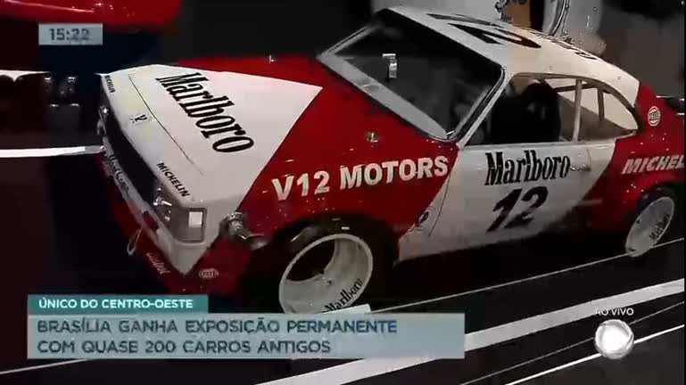 Vídeo: Brasília ganha exposição permanente com quase 200 carros antigos