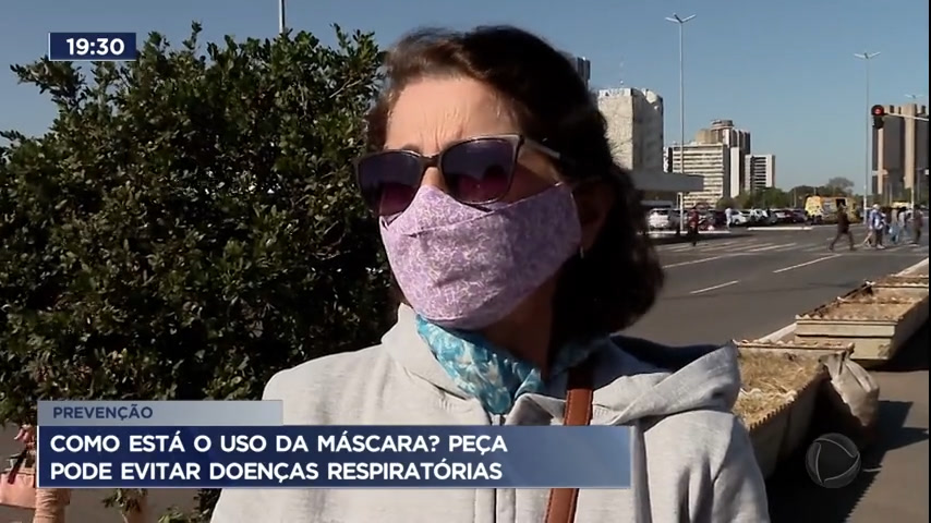 Vídeo: Uso de máscara pode evitar doenças respiratórias