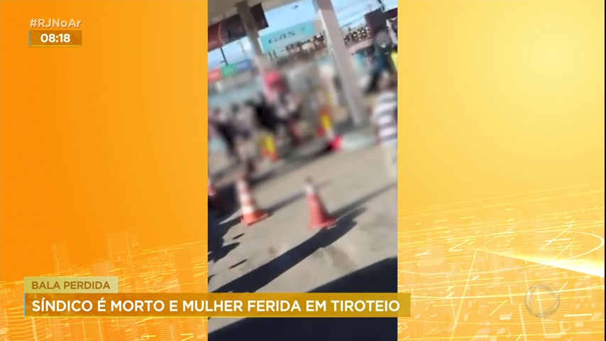 Vídeo: Síndico é morto e passageira baleada em carro de aplicativo durante tiroteio no RJ