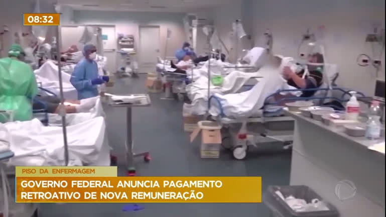 Vídeo: Governo federal promete pagar piso da enfermagem com retroativos