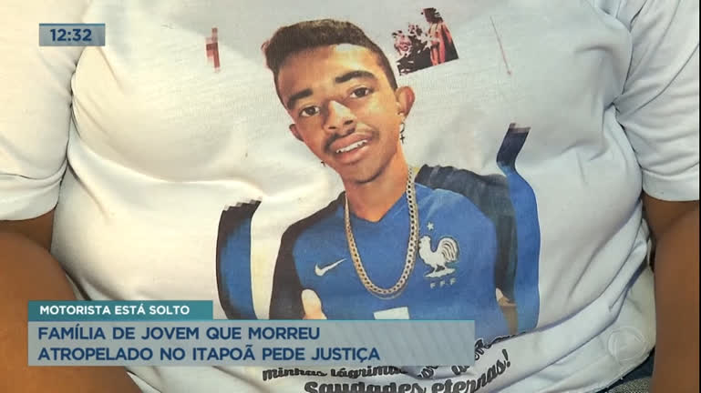 Vídeo: Família de jovem que morreu atropelado no Itapoã pede justiça