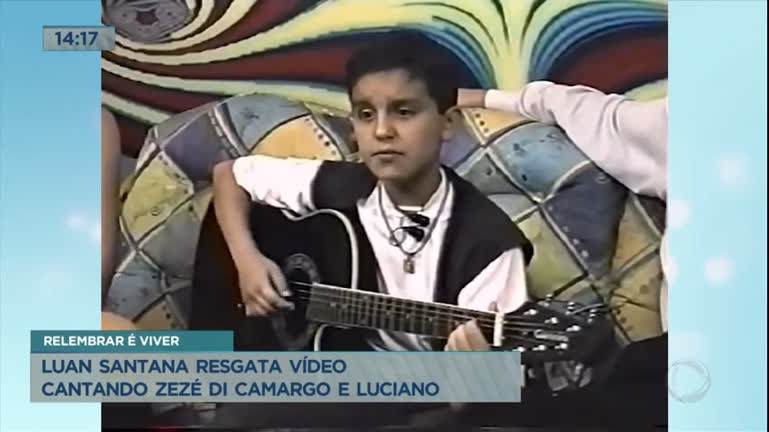 Vídeo: Luan Santana resgata vídeo cantando Zezé di Camargo e Luciano