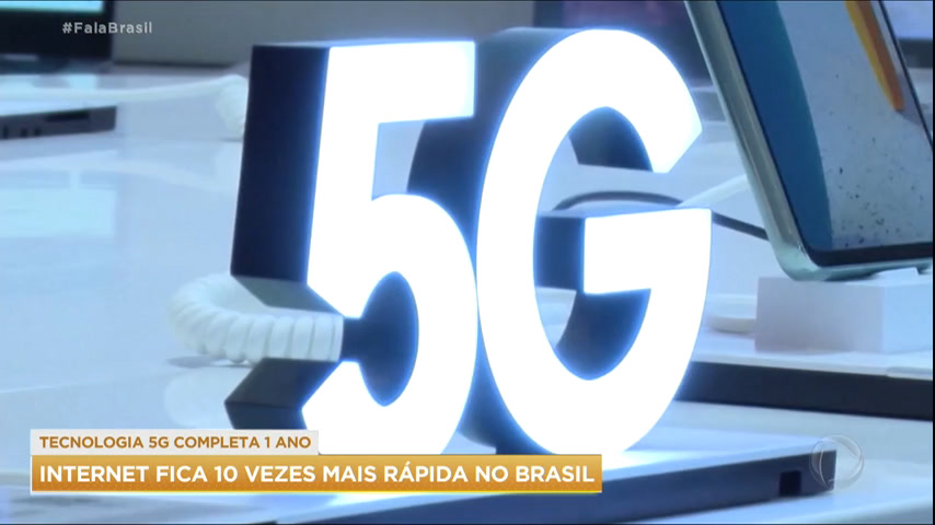 Vídeo: Rede de internet 5G completa um ano no Brasil