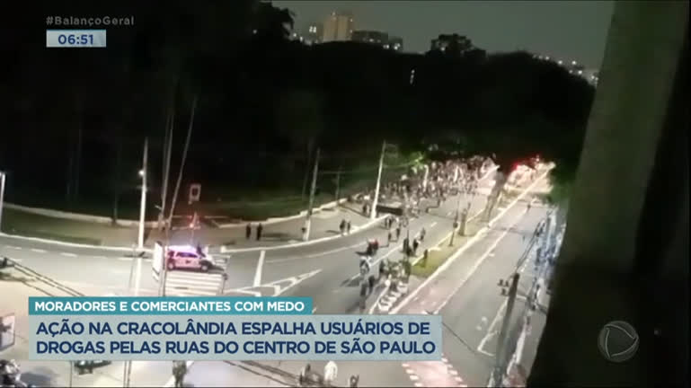 Vídeo: Cracolândia se espalha por mais regiões no centro de São Paulo