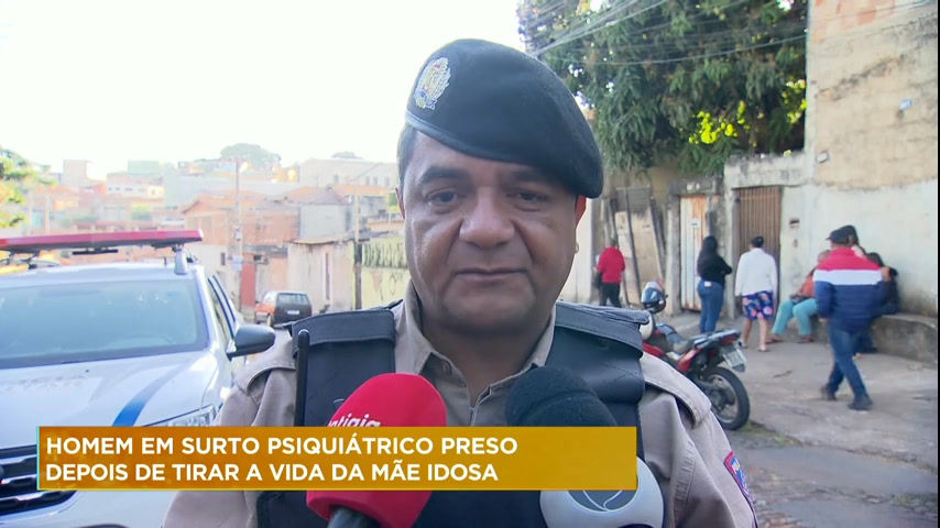 Vídeo: Homem é preso suspeito de matar a mãe na região do Barreiro, em Belo Horizonte