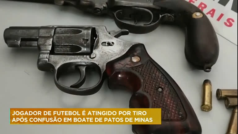 Vídeo: Jogador de futebol da URT é baleado após confusão em saída de boate em Patos de Minas (MG)