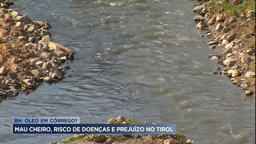 Vídeo: Córrego da região do Barreiro preocupa moradores e pode causar doenças em BH