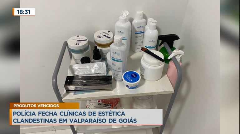 Vídeo: Polícia fecha clínicas de estética clandestinas no Entorno do DF