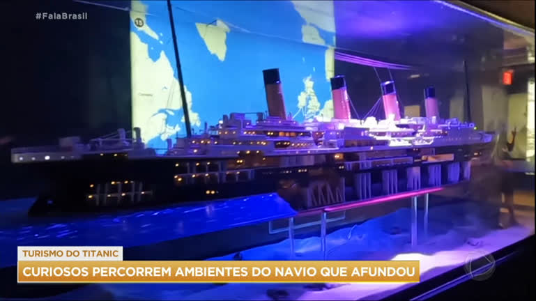 Vídeo: Exposição nos EUA recria cômodos do Titanic