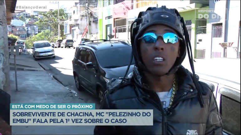 Vídeo: Reportagem do Dia : MC Pelezinho do Embu fala pela primeira vez sobre chacina na Grande SP