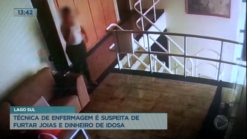 Vídeo: Técnica de enfermagem é presa por suspeita de furtar joias de idosa no DF