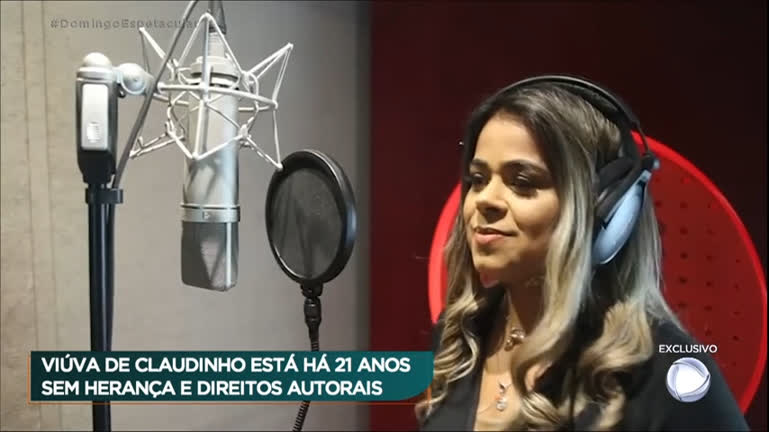 Vídeo: Viúva do cantor Claudinho grava música para homenageá-lo