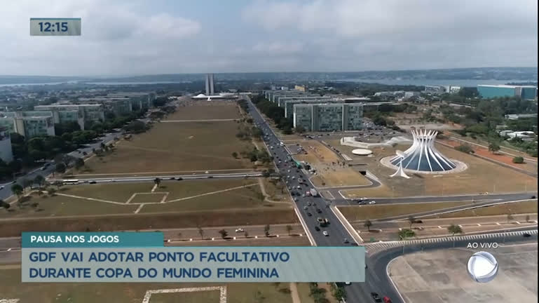Vídeo: GDF vai adotar ponto facultativo durante Copa do Mundo feminina