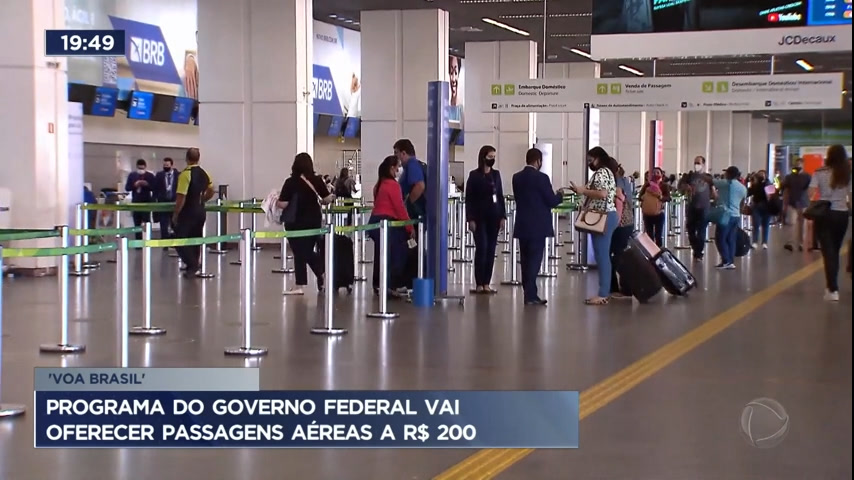 Vídeo: Programa do governo federal vai oferecer passagens aéreas a R$ 200