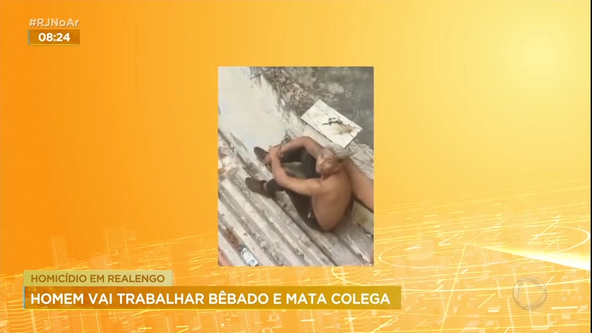 Vídeo: Vendedor vai trabalhar bêbado e mata colega na zona oeste do Rio