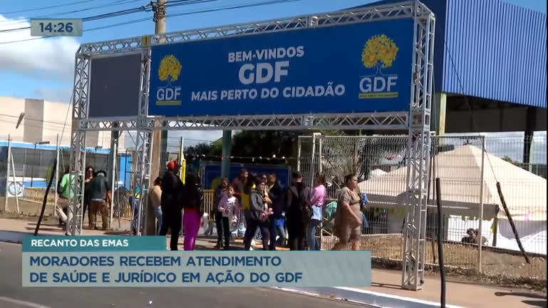 Vídeo: Moradores do Recanto das Emas recebem atendimento de saúde em ação do GDF