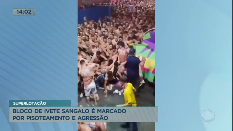 Vídeo: Bloco de Ivete Sangalo é marcado por pisoteamento e agressão