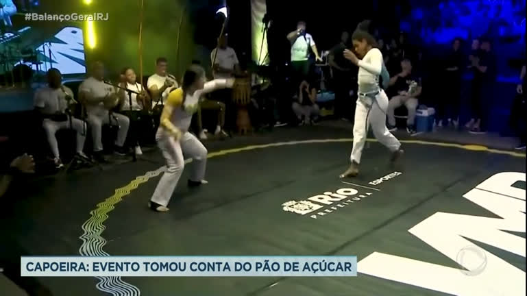 Vídeo: Pão de Açúcar: Ponto turístico do Rio recebe evento de capoeira