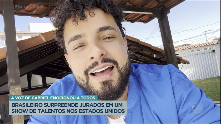 Vídeo: "Nem imaginei": brasileiro fala sobre sucesso durante show de talentos dos EUA em entrevista ao Balanço Geral