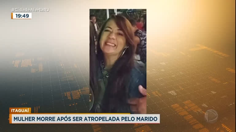 Vídeo: Mulher morre atropelada pelo marido na Baixada Fluminense