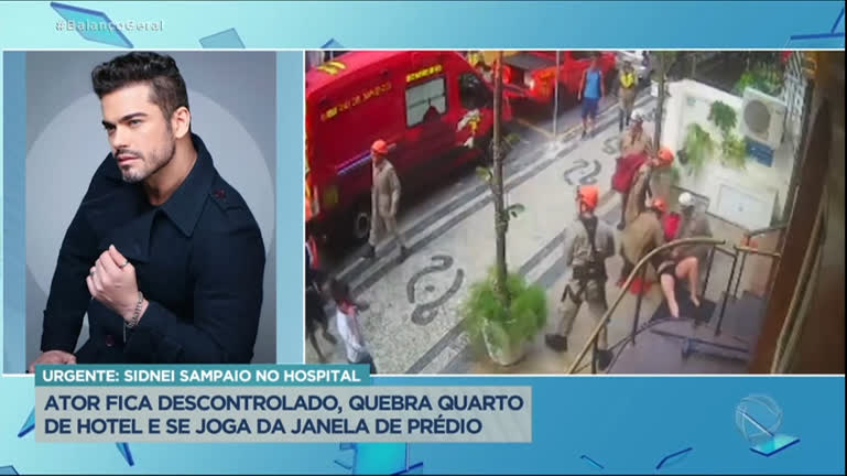Ator Sidney Sampaio Destrói Quarto De Hotel No Rio E Se Joga Do Quinto Andar Recordtv R7