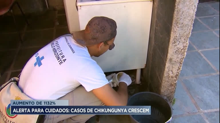 Vídeo: Casos de Chikungunya crescem 113% em MG