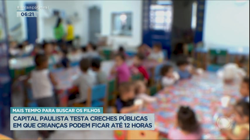 Vídeo: Projeto pretende expandir carga horária de creches em SP para 12 horas