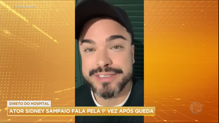 Vídeo: Sidney Sampaio se pronuncia pela primeira vez após cair do quinto andar de hotel no RJ