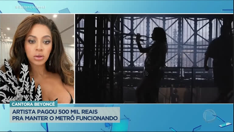 Vídeo: Beyoncé paga R$ 500 mil para manter metrô funcionando até o término de show